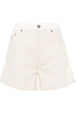 Stella McCartney Pantalones vaqueros cortos de dos tonos