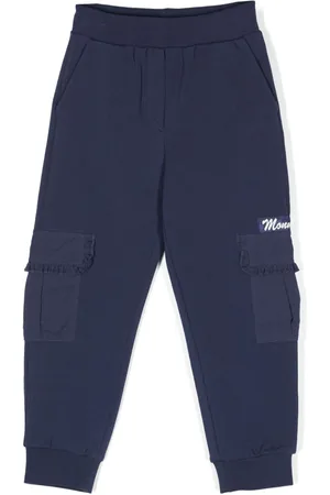 MONNALISA Pantalones de chándal con parche del logo