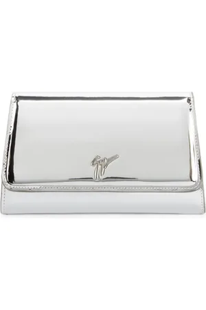 Giuseppe Zanotti Bolso de mano Cleopatra metalizado