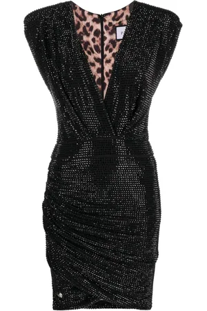 Philipp Plein Minivestido con detalle de cristales