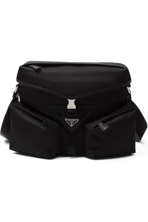 Prada Bolso de viaje con logo triangular
