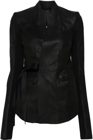 Rick Owens Chaqueta con efecto agrietado