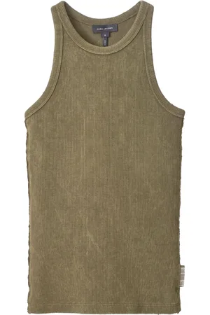 Marc Jacobs Top sin mangas Grunge de canalé