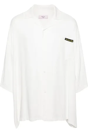 MARTINE ROSE Camisa con parche del logo