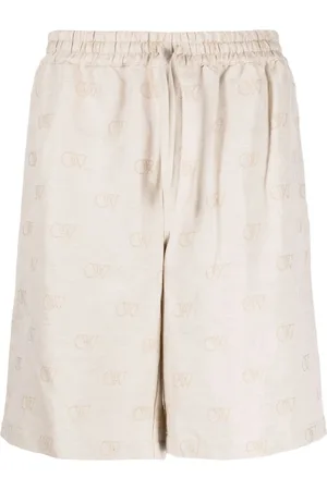 OFF-WHITE Pantalones cortos con motivo de monograma