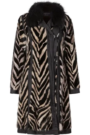 Lanvin Abrigo con tigre estampado
