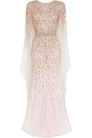 Jenny Packham Vestido de fiesta Delphine con lentejuelas
