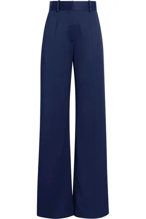 Another Tomorrow Pantalones de vestir anchos