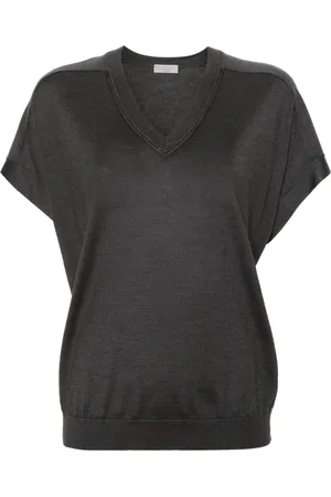 Brunello Cucinelli Camiseta con cuello redondo