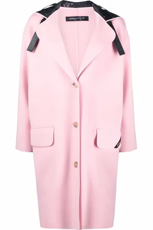 Lanvin Abrigo con capucha y botones