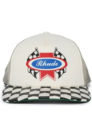 Rhude Gorra Rally con motivo chevron