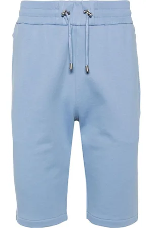 Balmain Pantalones cortos de deporte con logo afelpado