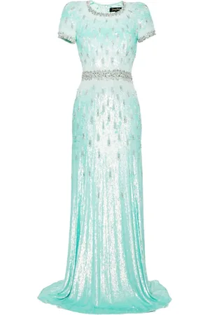 Jenny Packham Vestido de fiesta Greta con lentejuelas