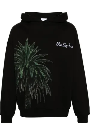 BLUE SKY INN Sudadera con capucha y motivo de palmeras