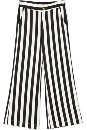 Moschino Pantalones acampanados a rayas