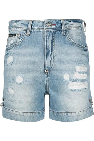 Philipp Plein Pantalones vaqueros cortos Iconic Pins