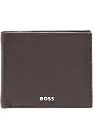 HUGO BOSS Cartera con placa del logo