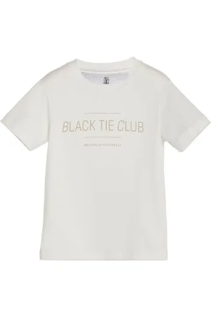 Brunello Cucinelli Camiseta con eslogan estampado