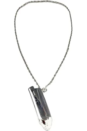 YOHJI YAMAMOTO Collar con colgante de granate