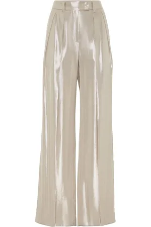 Brunello Cucinelli Pantalones anchos con pinzas