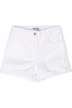 Moschino Pantalones vaqueros cortos con logo bordado