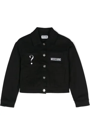 Moschino Chaqueta vaquera con logo bordado