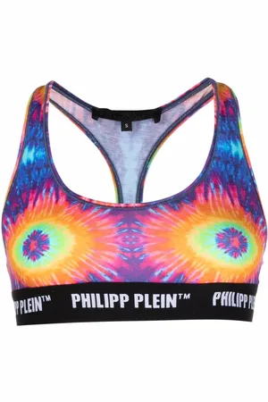 Philipp Plein Sujetador con diseño tie-dye