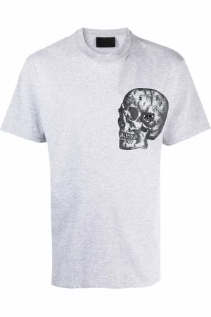 Philipp Plein Camiseta con estampado de calaveras