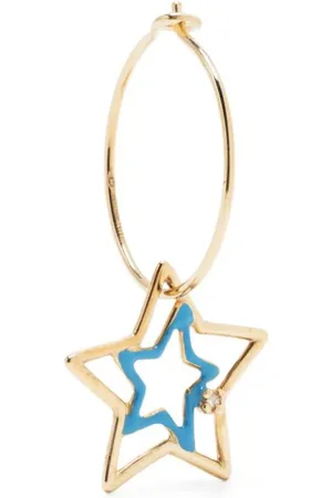 Aliita Pendiente Estrella Brillante en oro amarillo de 9 kt con diamantes