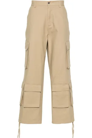 Represent Pantalones cargo con placa del logo