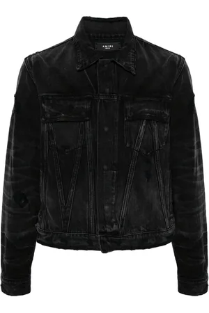 AMIRI Chaqueta vaquera con panel degradado