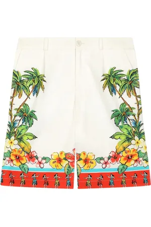 Dolce & Gabbana Bermudas con estampado hawaiano