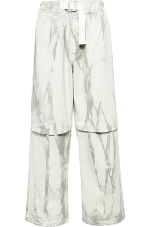 DARKPARK Pantalones rectos con motivo tie-dye
