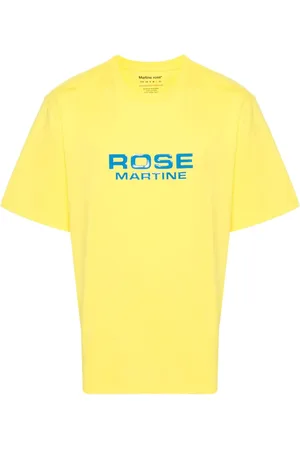 MARTINE ROSE Camiseta con logo estampado