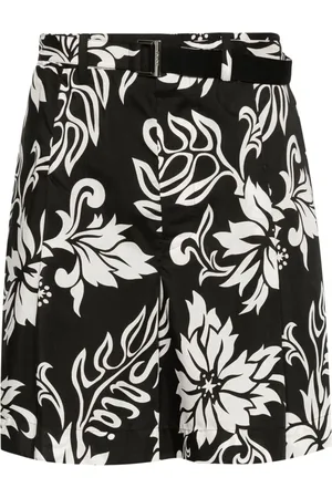SACAI Shorts con estampado floral