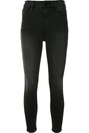 Frame Vaqueros pitillo de talle alto