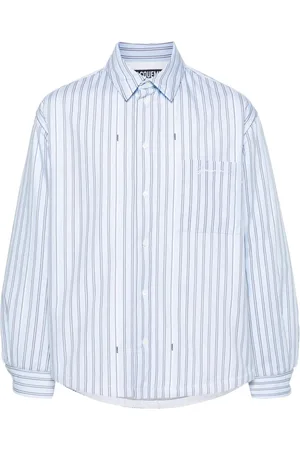 Jacquemus Camisa acolchada a rayas diplomáticas