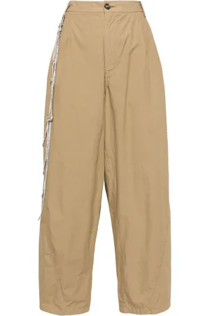 DARKPARK Pantalones con cadena de strass