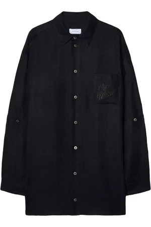OFF-WHITE Sobrecamisa con logo bordado