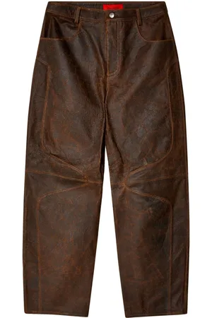 ECKHAUS LATTA Pantalones con efecto envejecido