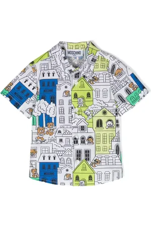 Moschino Camisa con motivo gráfico