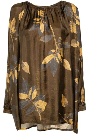 UMA WANG Blusa Tammy con motivo estampado