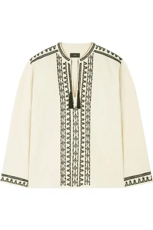 Alanui Camisa con detalle de borlas