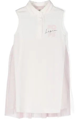 Lapin House Vestido con logo estampado