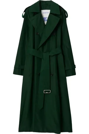 Burberry Gabardina larga de seda