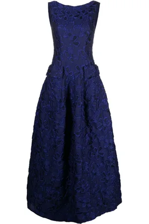 TALBOT RUNHOF Vestido de fiesta con aplique floral