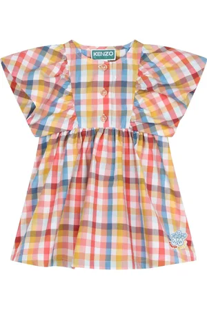 Kenzo Vestido a cuadros