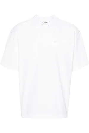 SACAI Camiseta con detalle de costuras