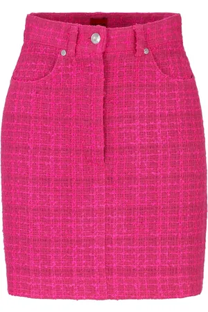 HUGO BOSS Minifalda de tweed