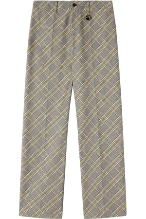 AMBUSH Pantalones rectos a cuadros